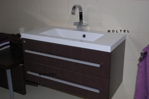 F-4 SZAFKA FDM-C-442/8/2 wenge mat + UMYWALKA UMMC-800x390