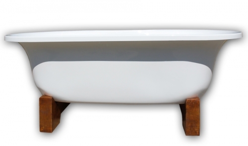 Wanna akrylowa retro A-203 1725×780×660mm nogi drewniane