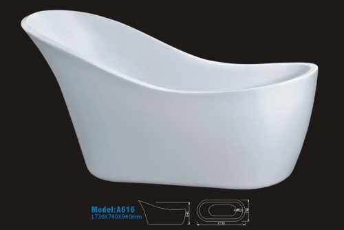 Wanna akrylowa A616 173cm