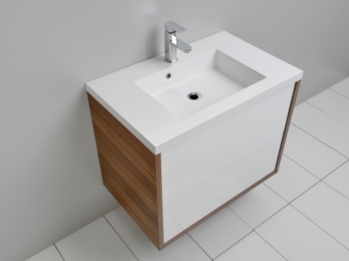 Grande szafka 60 cm orzech dijon GR-140/60-3734/WS + umywalka UMMR-600C
