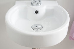 NBF-2 szafka czarna NBF-246 + umywalka cramiczna UCT-34x36