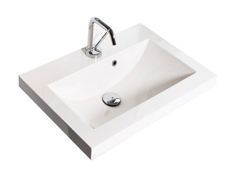 Szafka MDF-C-50/2-48 lakier czarna mat + umywalka UMMC-500x390 biała