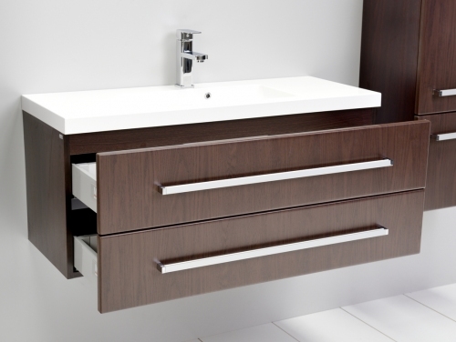KOPIA F-4 SZAFKA FDM-C-442/10/2 wenge  mat + UMYWALKA CLEVER 100