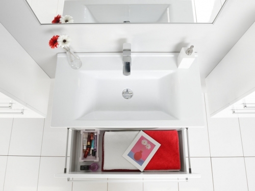VARIETE CERAMIK SZAFKA BIAŁA  FM-AT-442/85 + UMYWALKA CERAMICZNA UCS-AT-85