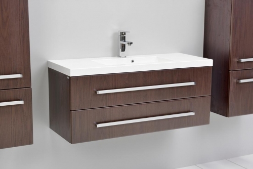 KOPIA F-4 SZAFKA FDM-C-442/10/2 wenge  mat + UMYWALKA CLEVER 100