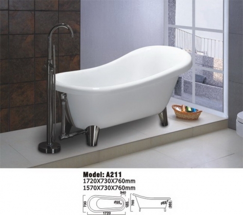 Wanna akrylowa retro A 211 157 cm