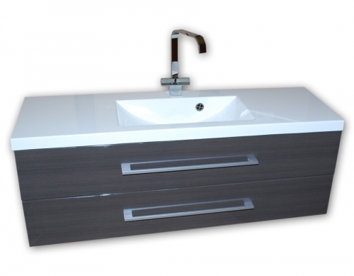 SZAFKA GRAFIT MDF-C-442/12/2 MB + UMYWALKA 120 cm