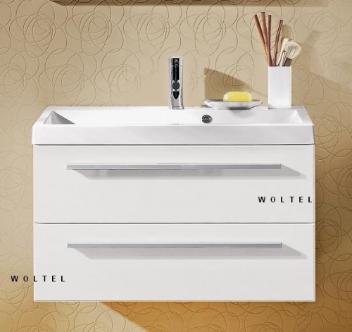 KWADRO WHITE SZAFKA + UMYWALKA 80 cm 162309