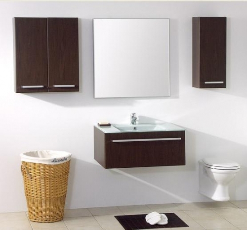 MDF SZAFKA WISZĄCA WENGE POŁYSK MDF-428