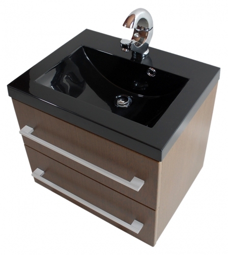 SZAFKA MDF-C-50/2-73  TRUFLA + UMYWALKA UMMC-500x390 czarna