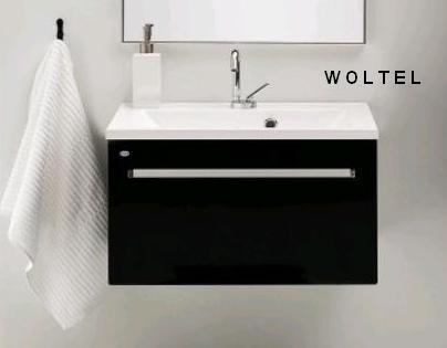 SPEKTRA SZAFKA CZARNA  + UMYWALKA 50 cm