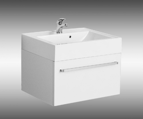 VARIETE  szafka FM-442/7 biała połysk + umywalka 70cm